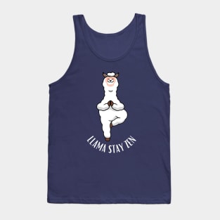 Llama stay zen Tank Top